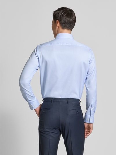 Christian Berg Men Regular Fit Business-Hemd aus reiner Baumwolle Bleu 5