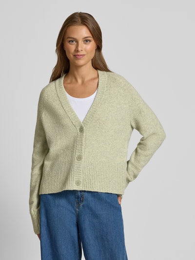 OPUS Strickjacke mit V-Ausschnitt Modell 'Dassi' Mint 4