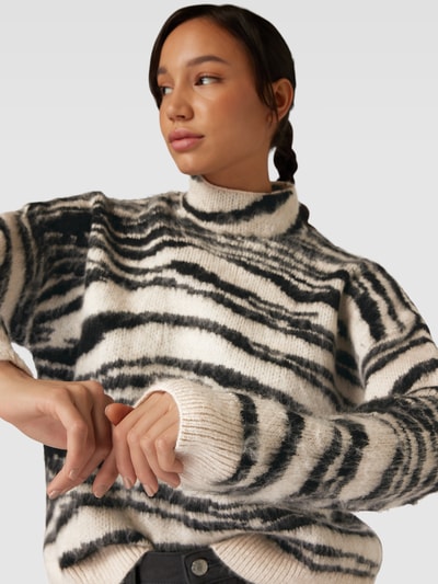 Only Strickpullover mit Allover-Muster Offwhite 3