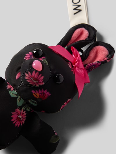 WOUF Charm mit Logo-Patch Modell 'Bloom' Black 2