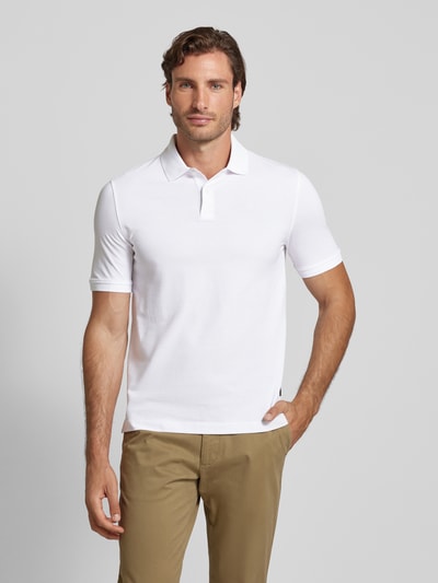 bugatti Poloshirt mit Polokragen Weiss 4