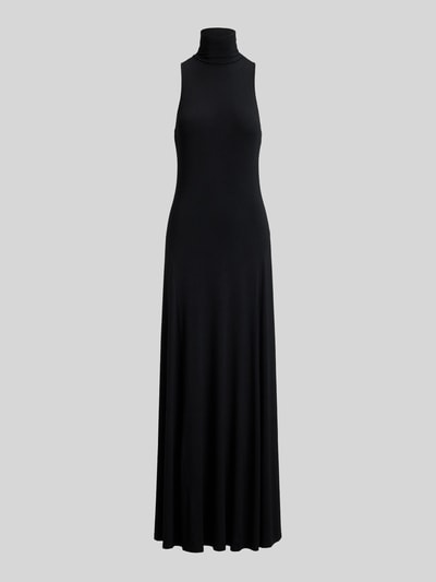 Lauren Ralph Lauren Nauwsluitende avondjurk met hoge kraag BLACK - 2