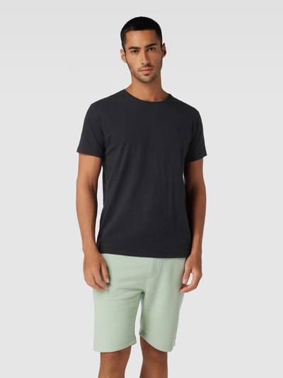 Blend T-Shirt mit Label-Stitching Modell 'Dinton' Black 4