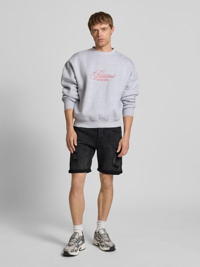 Jack & Jones Regular Fit Jeansshorts im 5-Pocket-Design Modell 'RICK' Black 1