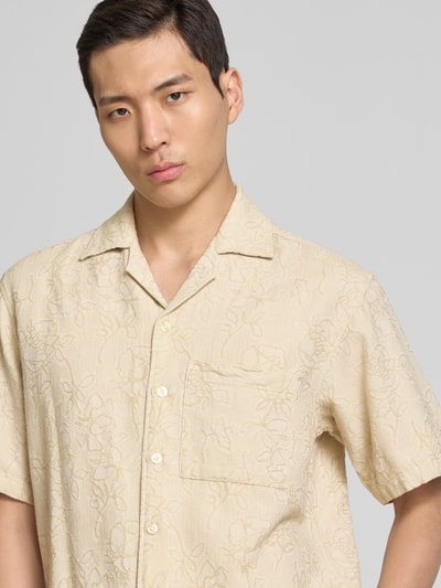 JACK & JONES Premium Freizeithemd mit Knopfleiste Modell 'AARON' Offwhite 3