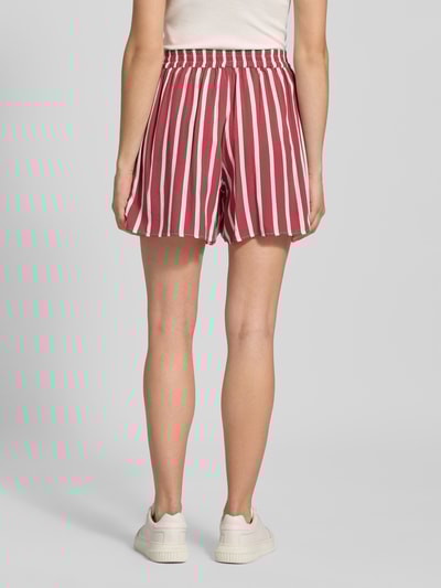 Only Loose Fit Shorts aus reiner Viskose Modell 'PRIME JASMIN' Rostrot 5