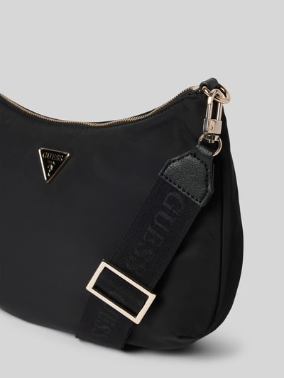 Guess Handtasche mit Label-Detail Modell 'ECO GEMMA' Black 3