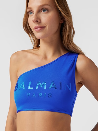 Balmain Bikini-Set mit Label-Print Blau 3