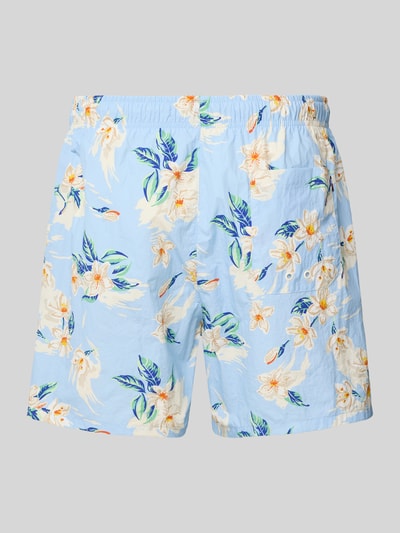 Tommy Hilfiger Badeshorts mit Allover-Muster Bleu 3