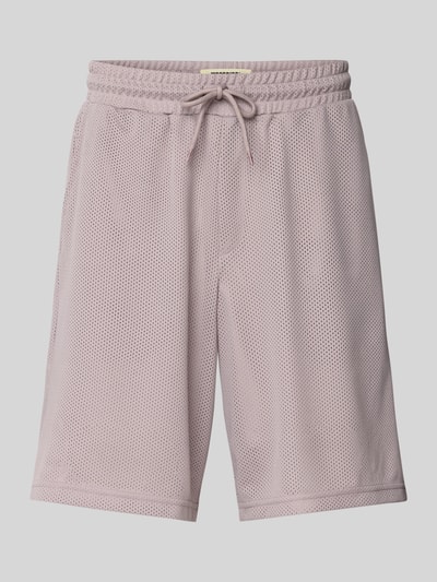 WOODBIRD Straight Leg Shorts im semitransparenten Design Modell 'Ben' Flieder 2