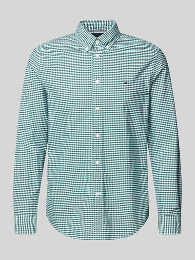 Tommy Hilfiger Regular Fit Freizeithemd mit Button-Down-Kragen Modell 'HERITAGE' Oliv 2