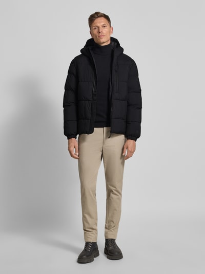 Tom Tailor Denim Gewatteerd regular fit jack met capuchon  - 1