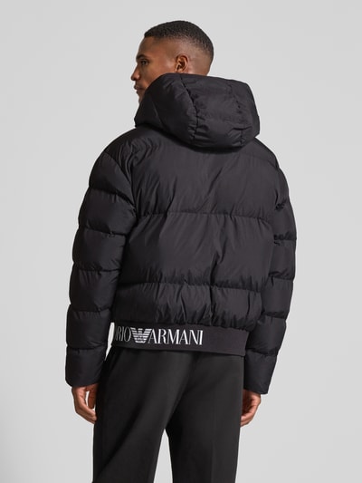 EA7 Emporio Armani Steppjacke mit elastischem Logo-Bund Black 5