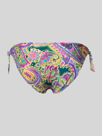 Marie Jo Slim Fit Bikinihose mit Allover-Paisley-Print Modell 'Lise' Lila 3