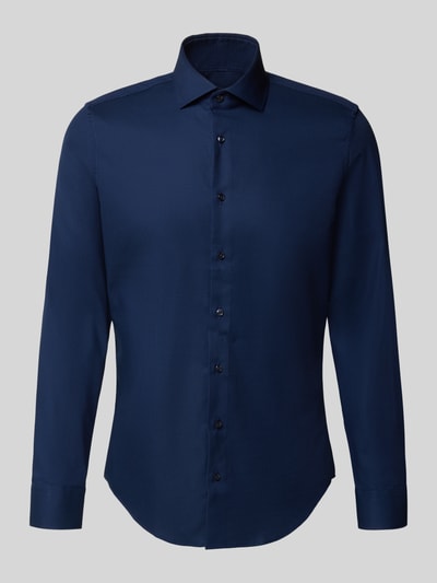 SEIDENSTICKER Slim Fit Business-Hemd mit Kentkragen Marine 2
