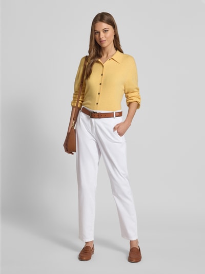 TONI Regular Fit Chino mit verkürztem Schnitt Modell 'Sue' Weiss 1