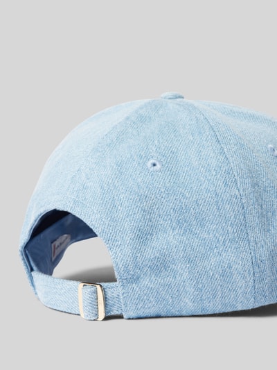 Tommy Hilfiger Czapka z daszkiem z czystej bawełny model ‘EMBROIDERED DENIM CAP’ Jeansowy niebieski 3