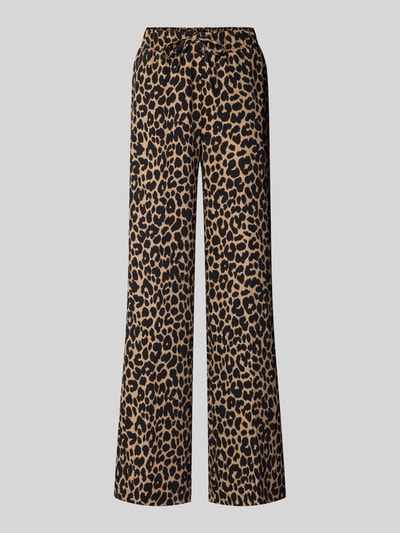 Cambio Straight Leg Stoffhose mit Tunnelzug Modell 'AVRIL' Black 2