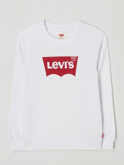 Levi’s® Kids Sweatshirt mit Logo Weiss 1