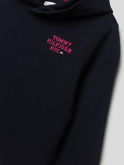 Tommy Hilfiger Kids Hoodie mit Brand-Stitchings Marineblau 2