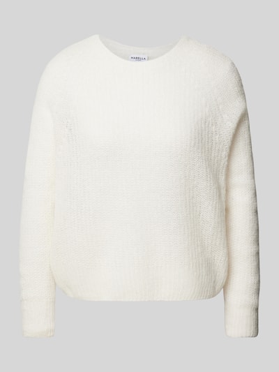 Marella Gebreide pullover met raglanmouwen, model 'NIEVO' Offwhite - 2