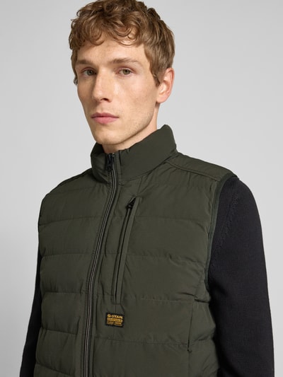 G-Star Raw Bodywarmer met labelpatch, model 'Foundation' Antraciet - 3