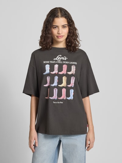 Levi's® Loose Fit T-Shirt aus reiner Baumwolle Black 4