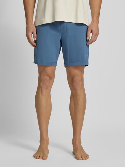 HUGO Regular Fit Shorts aus Baumwoll-Mix Modell 'LAZE' Jeansblau 4