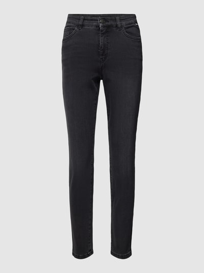 Marc Cain Slim fit jeans in 5-pocketmodel, model 'SILEA' Antraciet - 2