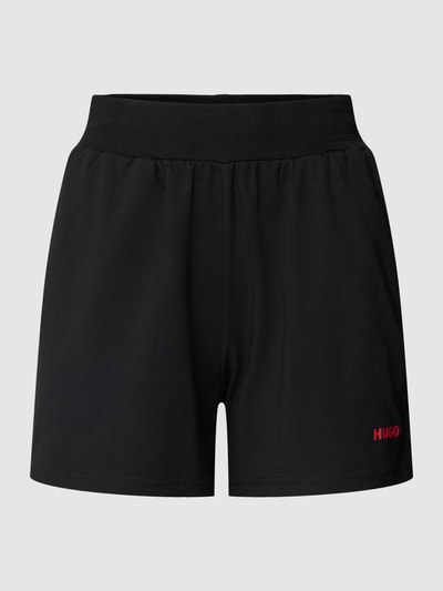 HUGO Pyjama-Shorts mit Label-Print Modell 'SHUFFLE_SHORTS' Black 2