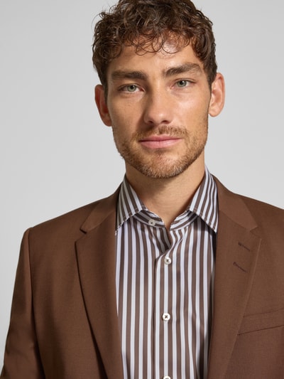 ETERNA Modern Fit Business-Hemd mit Kentkragen  Cognac 3