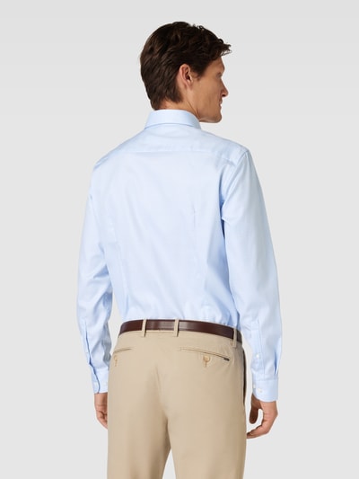 Jake*s Slim Fit Slim Fit Business-Hemd mit Allover-Muster Bleu 5