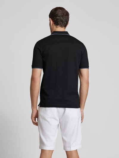 OLYMP Level Five Poloshirt met borstzak en labelstitching  - 5