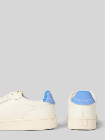 Tommy Jeans Low Top Sneaker aus echtem Leder Modell 'ARCHIVE' Weiss 2