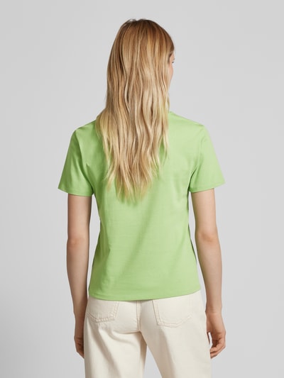 Jake*s Casual T-shirt met ronde hals Lindegroen - 5