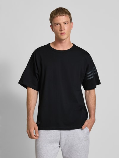 adidas Originals T-shirt met ronde hals Zwart - 4