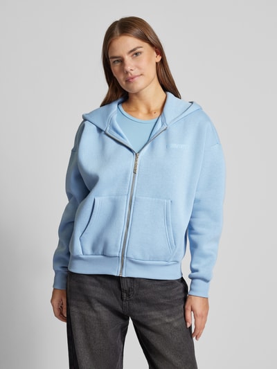 Review Essentials Zip Hoodie 2.0  Rauchblau 4