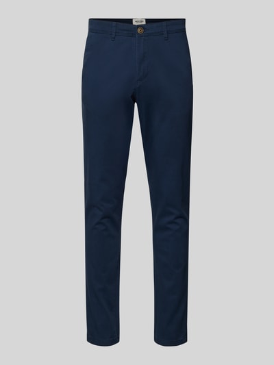 Produktfoto, Baggy Fit Jeans in donkerblauw puur katoen, 5-pocketmodel, model 'MARCO BOWIE' van JACK & JONES, bandwijdte 41 cm, binnenbeenlengte 75 cm