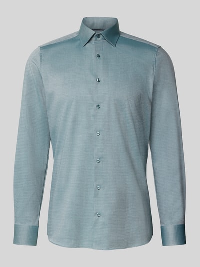 OLYMP Level Five Slim fit zakelijk overhemd met kentkraag Groen - 2