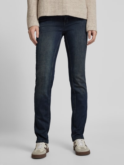 Zero Skinny fit jeans in 5-pocketmodel Zwart - 4