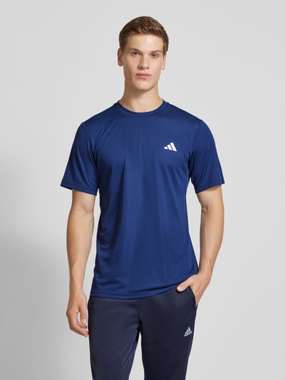 Adidas Training T-shirt met logodetail Donkerblauw - 4