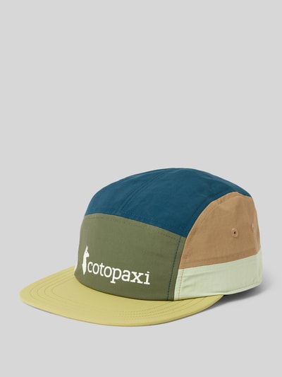 Cotopaxi Basecap mit Label-Print Modell 'Tech 5' Gruen 1