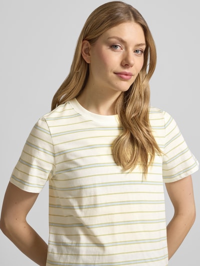 s.Oliver RED LABEL regular fit T-shirt van puur katoen Offwhite - 3