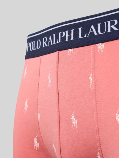 Polo Ralph Lauren Underwear Trunks mit elastischem Logo-Bund im 3er-Pack Rosa 2