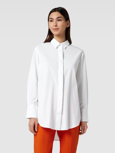 Esprit Overhemdblouse met blinde knoopsluiting Offwhite - 4