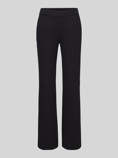 TONI Wijdte broek van viscosemix model 'Jenny' Zwart - 2