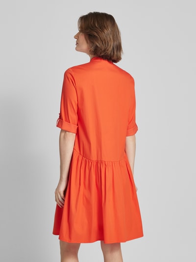 ROBE LÉGÈRE Knielanges Hemdblusenkleid mit Stehkragen Rot 5