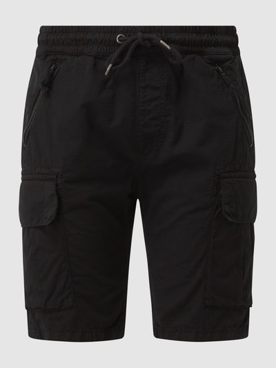 Alpha Industries Cargoshorts mit elastischem Bund Black 2