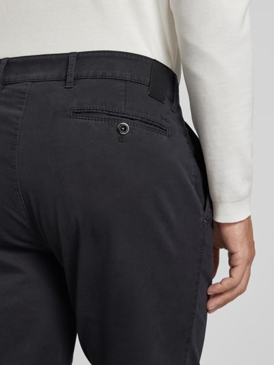 Brax Straight leg chino met paspelzak, model 'EVEREST' Antraciet - 3