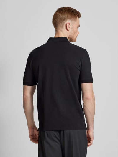 HUGO Regular Fit Poloshirt mit Label-Patch Modell 'Dereso' Black 5